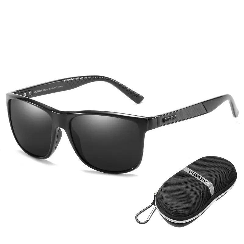 s-zoom.file (12) Sunstorm Dubery Men's Stealth Carbon Polarized Sunglasses - Image 1