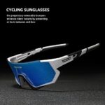 KINGSEVEN Apex Polarized Mountain Cycling Glasses for men ( Blue ) - Image 2