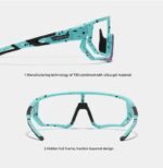 KINGSEVEN APEX Polarized Mountain Cycling Glasses for men ( Orange Lense ) - Image 2