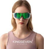 KINGSEVEN Apex Polarized Mountain Cycling Glasses for men ( Green ) - Image 5