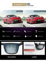 Dubery - Auqua Men's Lifestyle Polarized Sunglasses - Image 3