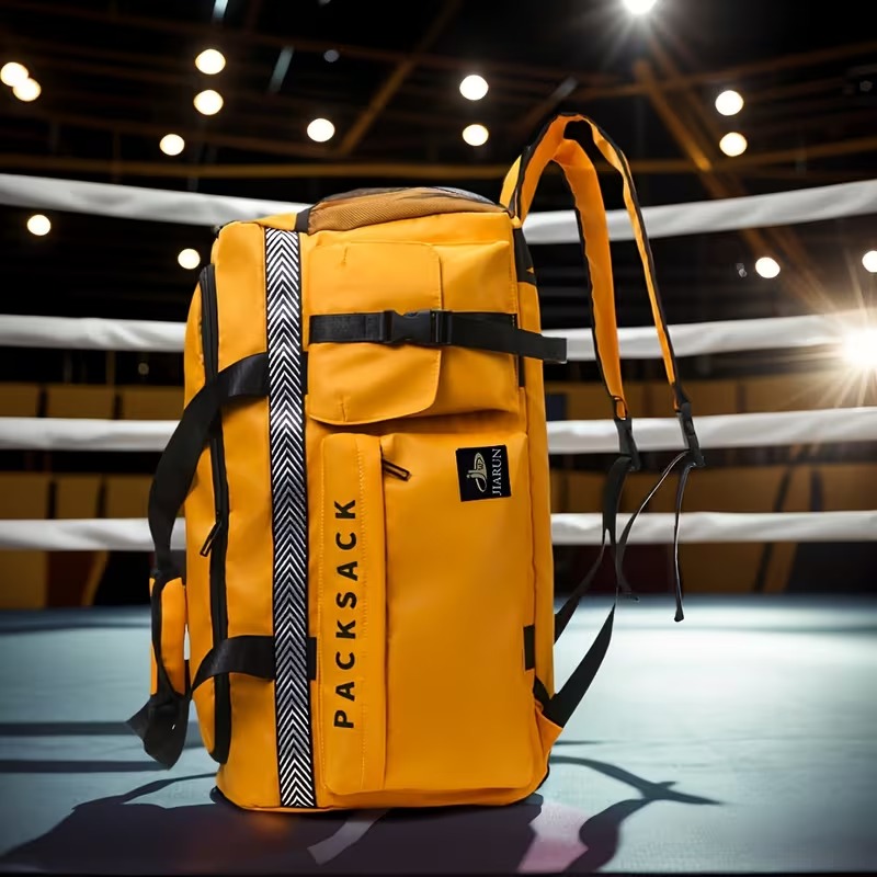 1956fb7b-242b-4de9-9183-12258542 Sunstorm Packsack Large Capacity Backpack for Travel & Sports (Yellow) - Image 1